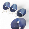 4 x dark blue Thonet S664 dining chairs /designed in 1954 by Eddie Harlis