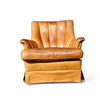Sheep Leather club chair 1970s with magazine holder