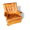 Sheep Leather club chair 1970s with magazine holder