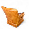 Sheep Leather club chair 1970s with magazine holder
