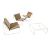 Kho Liang Ie 024 set lounge chairs / coffee table /Artifort 1962