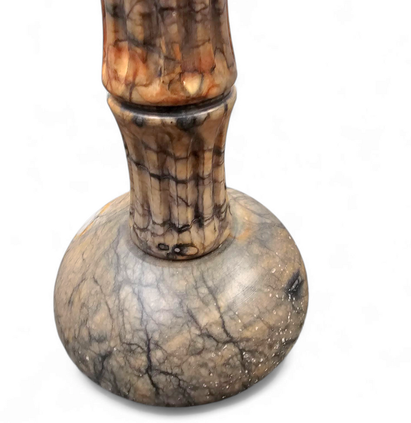 Pegasan Alabaster table lamp / chalice lamp / Spain - 70's