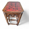 Art Deco / nesting table 3 x / attributed to Maison Franck / inlaid tortoiseshell top / 1920
