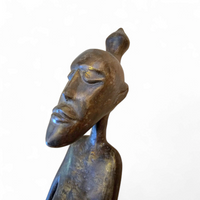 African bronze figure sculpture 1970s
