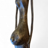 African bronze figure sculpture 1970s