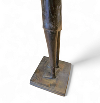 African bronze figure sculpture 1970s