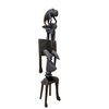 Wooden / Dogon / African figure sculpture / 1960s