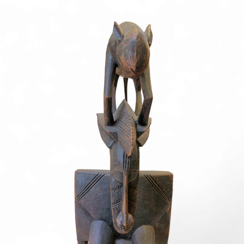 Wooden / Dogon / African figure sculpture / 1960s