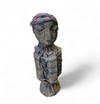 African sculpture / multi material figure / height 65 cm / 1970s
