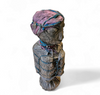 African sculpture / multi material figure / height 65 cm / 1970s
