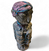 African sculpture / multi material figure / height 65 cm / 1970s