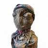 African sculpture / multi material figure / height 65 cm / 1970s