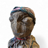 African sculpture / multi material figure / height 65 cm / 1970s