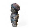 African sculpture / multi material figure / height 65 cm / 1970s