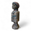 African sculpture / multi material figure / height 65 cm / 1970s