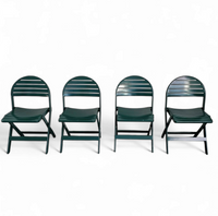 4 x Niels Gammelgaard / ikea vintage / folding chair / 1993