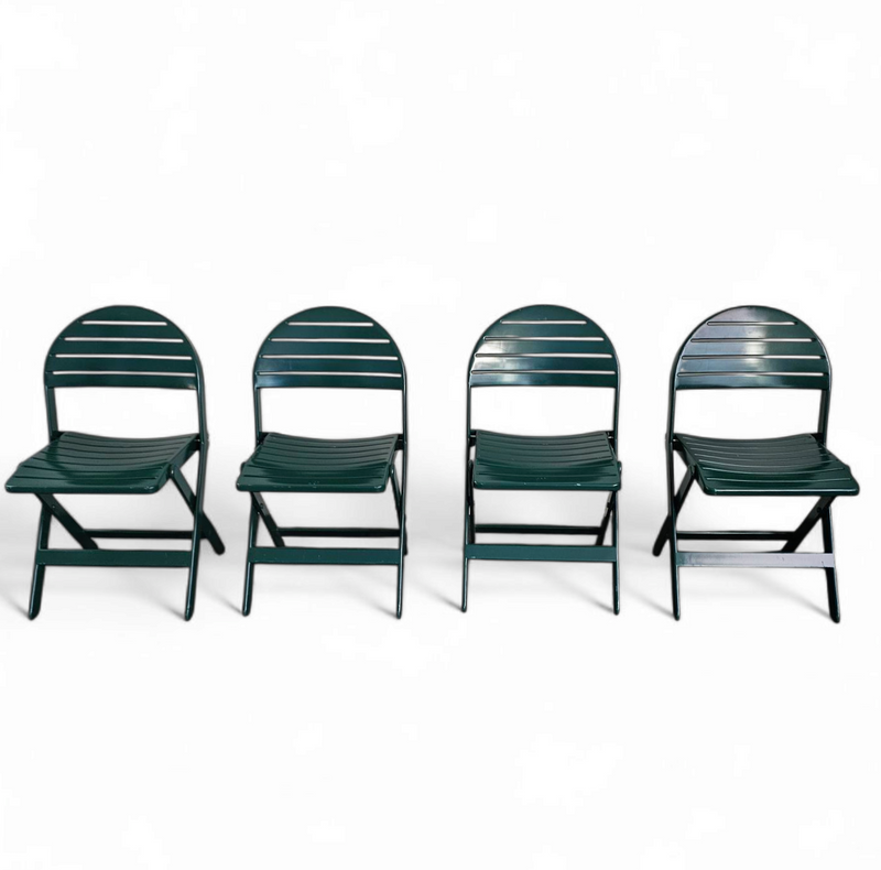 4 x Niels Gammelgaard / ikea vintage / folding chair / 1993