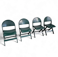 4 x Niels Gammelgaard / ikea vintage / folding chair / 1993