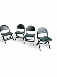 4 x Niels Gammelgaard / ikea vintage / folding chair / 1993