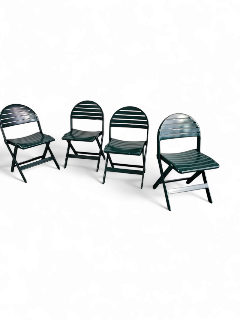 4 x Niels Gammelgaard / ikea vintage / folding chair / 1993