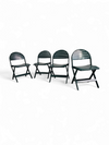 4 x Niels Gammelgaard / ikea vintage / folding chair / 1993