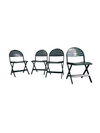 4 x Niels Gammelgaard / ikea vintage / folding chair / 1993