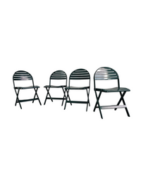 4 x Niels Gammelgaard / ikea vintage / folding chair / 1993