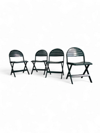 4 x Niels Gammelgaard / ikea vintage / folding chair / 1993