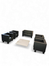 4 x Black Leather Poltrona Frau Moji Armchairs by Shigeru Uchida
1 x Moji two seater
Stunning condition