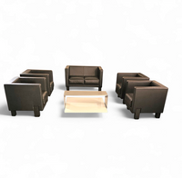 4 x Black Leather Poltrona Frau Moji Armchairs by Shigeru Uchida
1 x Moji two seater
Stunning condition