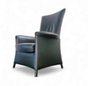 2 x Armchair by Wittmann /design Paolo Piva / Model Alta Highback / black leather