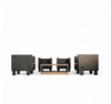 4 x Black Leather Poltrona Frau Moji Armchairs by Shigeru Uchida
1 x Moji two seater
Stunning condition