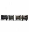 4 x Black Leather Poltrona Frau Moji Armchairs by Shigeru Uchida
1 x Moji two seater
Stunning condition