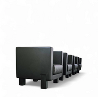 4 x Black Leather Poltrona Frau Moji Armchairs by Shigeru Uchida
1 x Moji two seater
Stunning condition