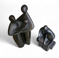 Solid bronze figures / Marked HK / height 17 cm

Height 17 
Width 14
Depth 9 cm