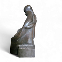 Solid bronze figures / Marked HK / height 17 cm

Height 17 
Width 14
Depth 9 cm
