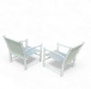 2 x Plastic / pvc pipe / mesh / indoor / outdoor chairs / 1970s