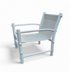 2 x Plastic / pvc pipe / mesh / indoor / outdoor chairs / 1970s
