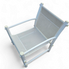 2 x Plastic / pvc pipe / mesh / indoor / outdoor chairs / 1970s