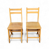 2 x library ladder chair 1950s