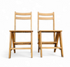 2 x library ladder chair 1950s