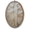 Oval Mirror / plaster / wood / 1930s / facet cut