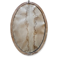 Oval Mirror / plaster / wood / 1930s / facet cut