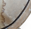 Oval Mirror / plaster / wood / 1930s / facet cut