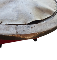 Oval Mirror / plaster / wood / 1930s / facet cut