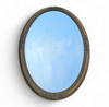 Oval Mirror / plaster / wood / 1930s / facet cut