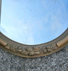 Oval Mirror / plaster / wood / 1930s / facet cut