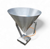 A pair of modern / aluminum / large / conical / industrial style lamps /  designed for ceiling or wall
