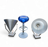 A pair of modern / aluminum / large / conical / industrial style lamps /  designed for ceiling or wall