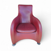 Montis / Gerard van den Berg / 1990s /
Bordeaux red leather